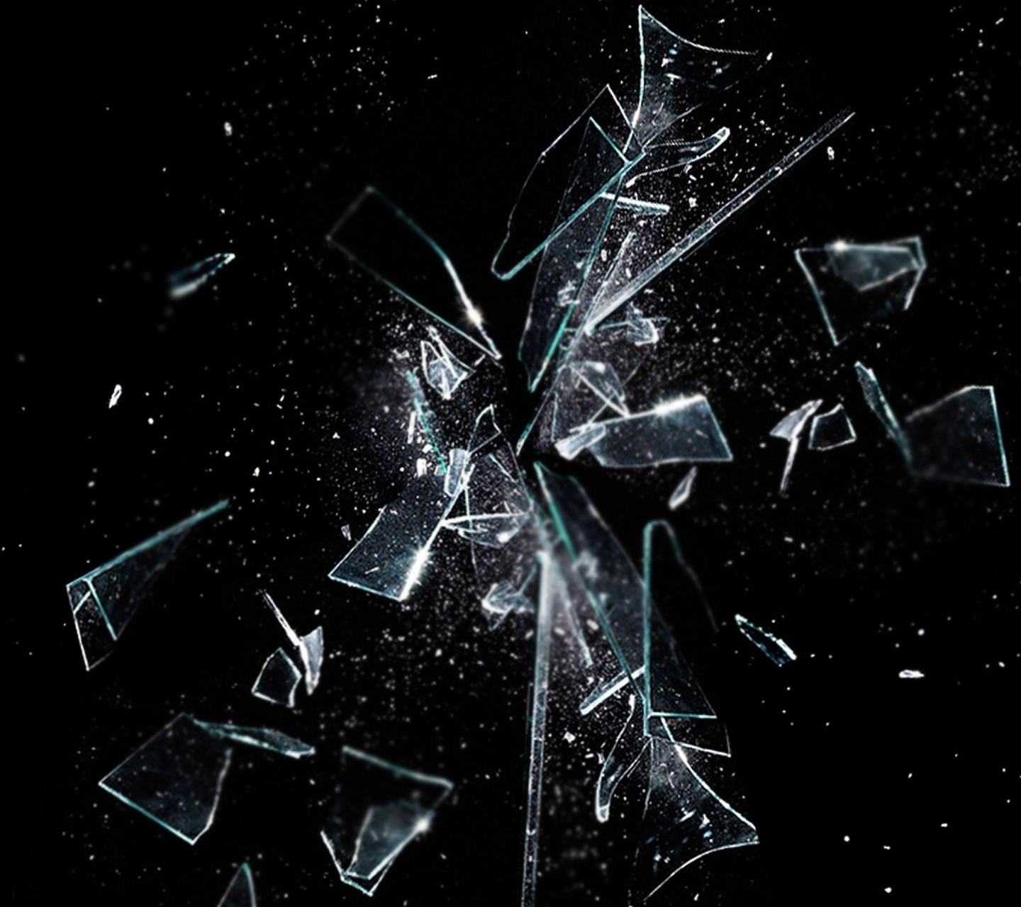 Download Background Glass Broken Wallpaper In 1440x1280 Resolution