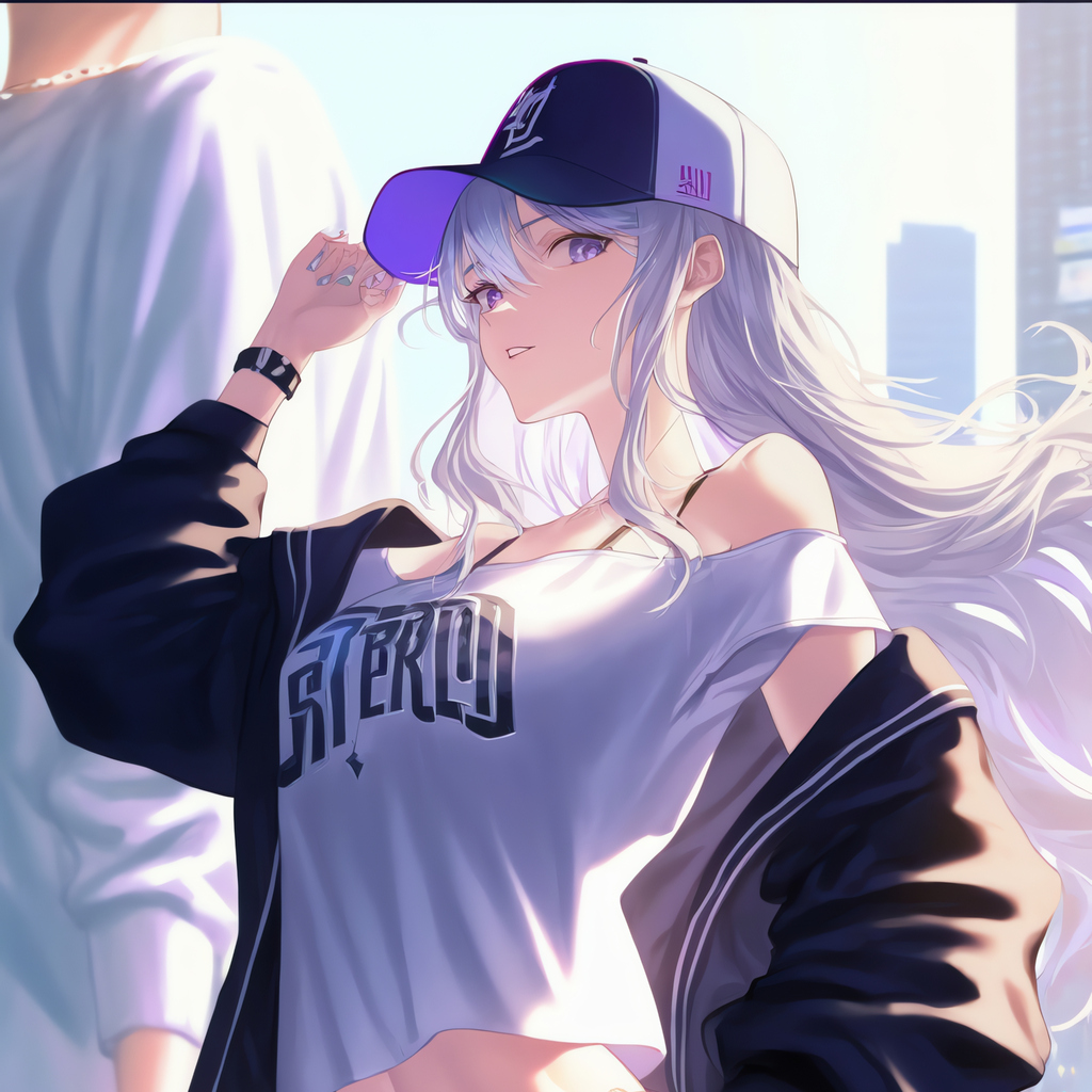 Скачать обои Аниме девушка, Арт, Длинные волосы, Аниме, Девушка в ...