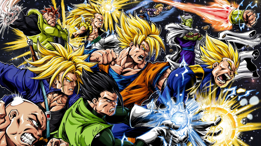 Dragon Ball Z - HD Wallpaper by Chaker Design 1024 x 1024 iPad