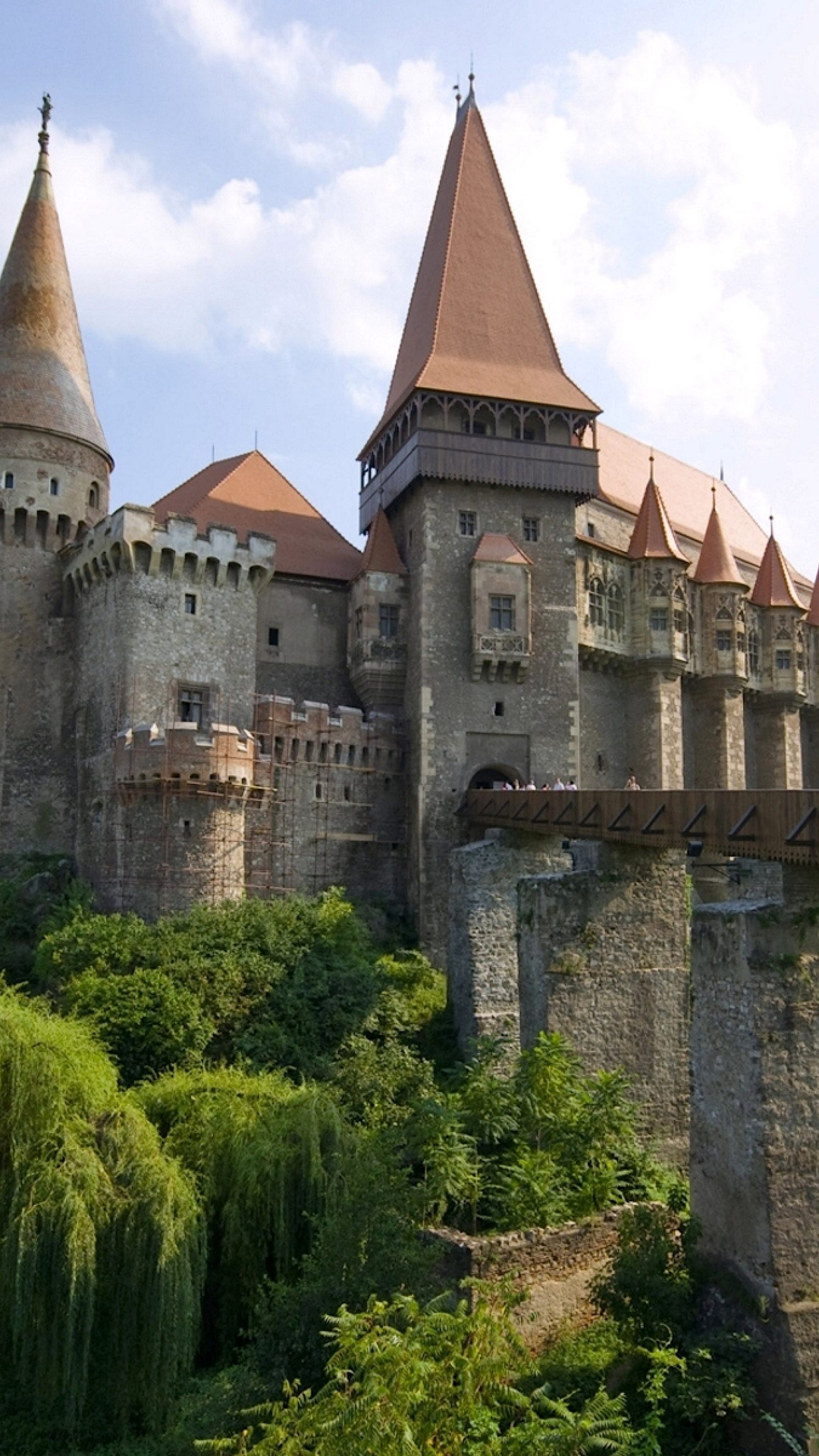 Download Dracula Castle Romania, Dracula, Lock, Romania Wallpaper in  1080x1920 Resolution