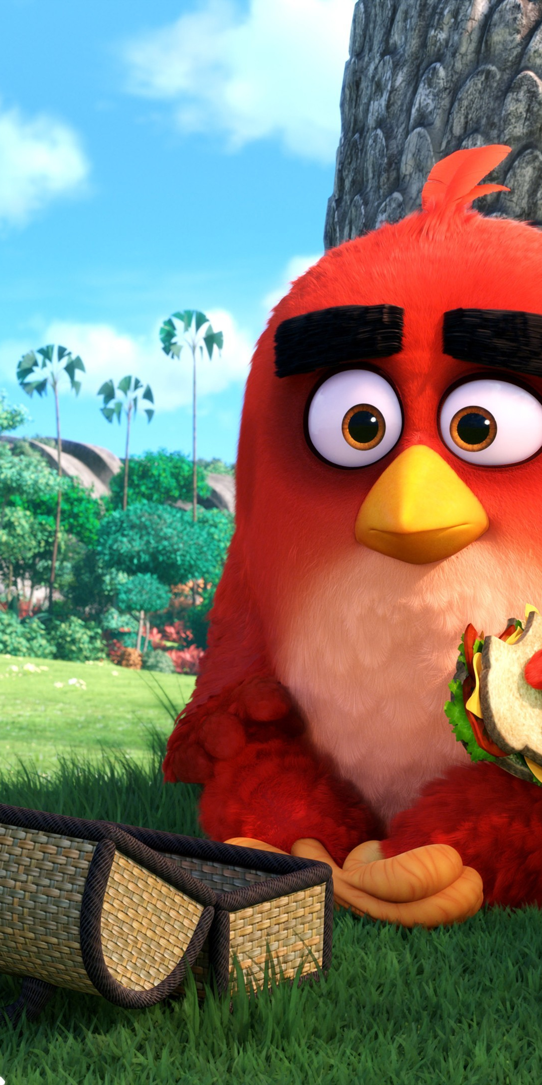 Download Red Angry Birds Movie Red Angry Birds Movie Wallpaper in  1080x2160 Resolution