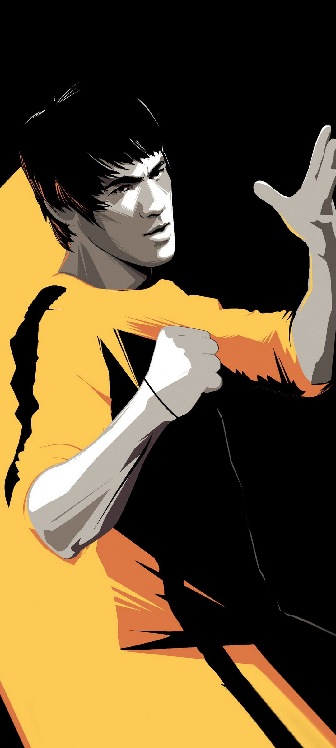 Download The Male Bruce Lee Wallpaper In 1080x2400 Resolution