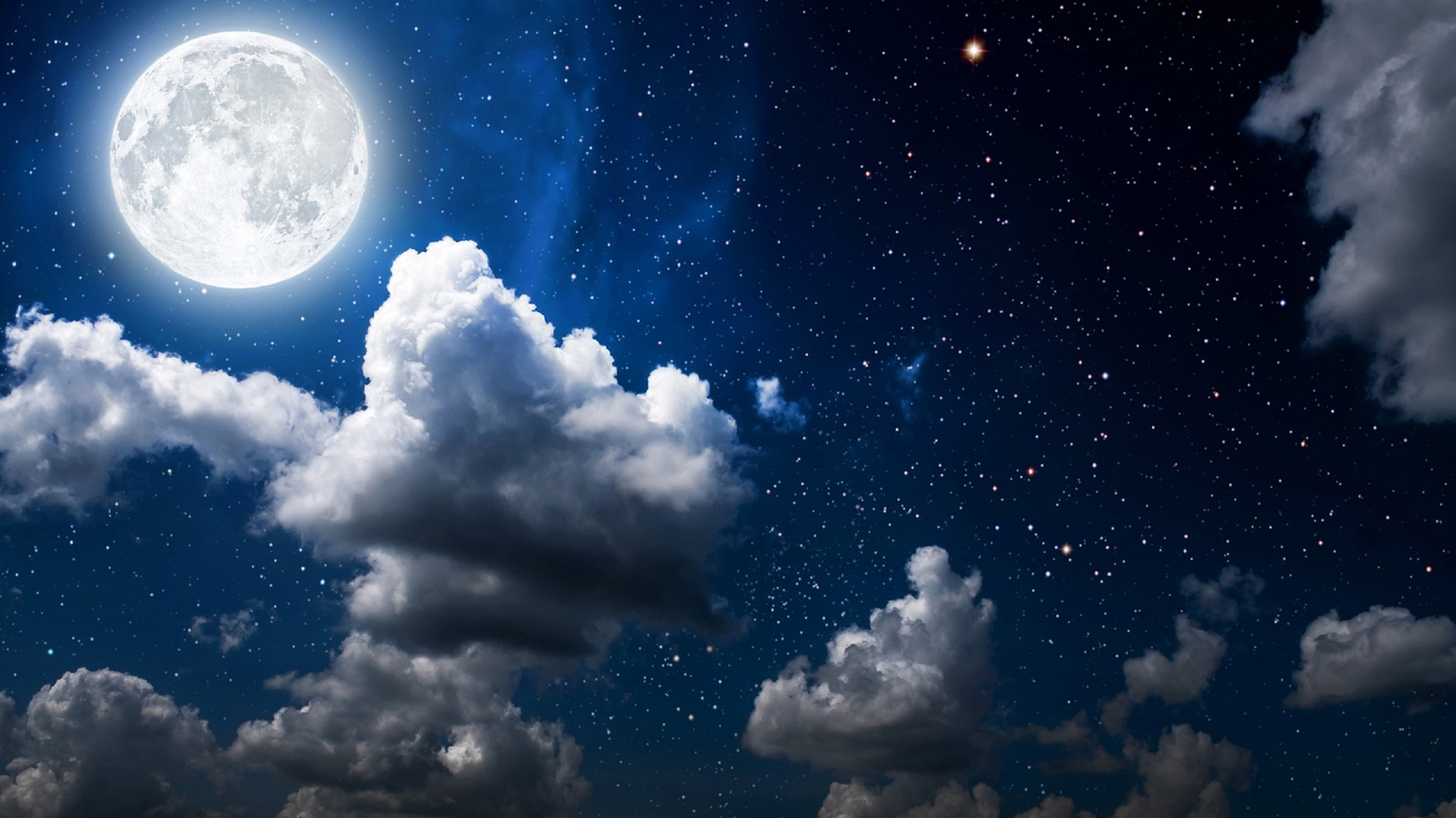 Mặt trăng luôn là vật thần tiên đẹp và bí ẩn của vũ trụ chúng ta. Hãy cùng chiêm ngưỡng vẻ đẹp tuyệt vời của mặt trăng từ đêm đầy sao với những tia sáng lấp lánh và huyền ảo đầy ma mị.