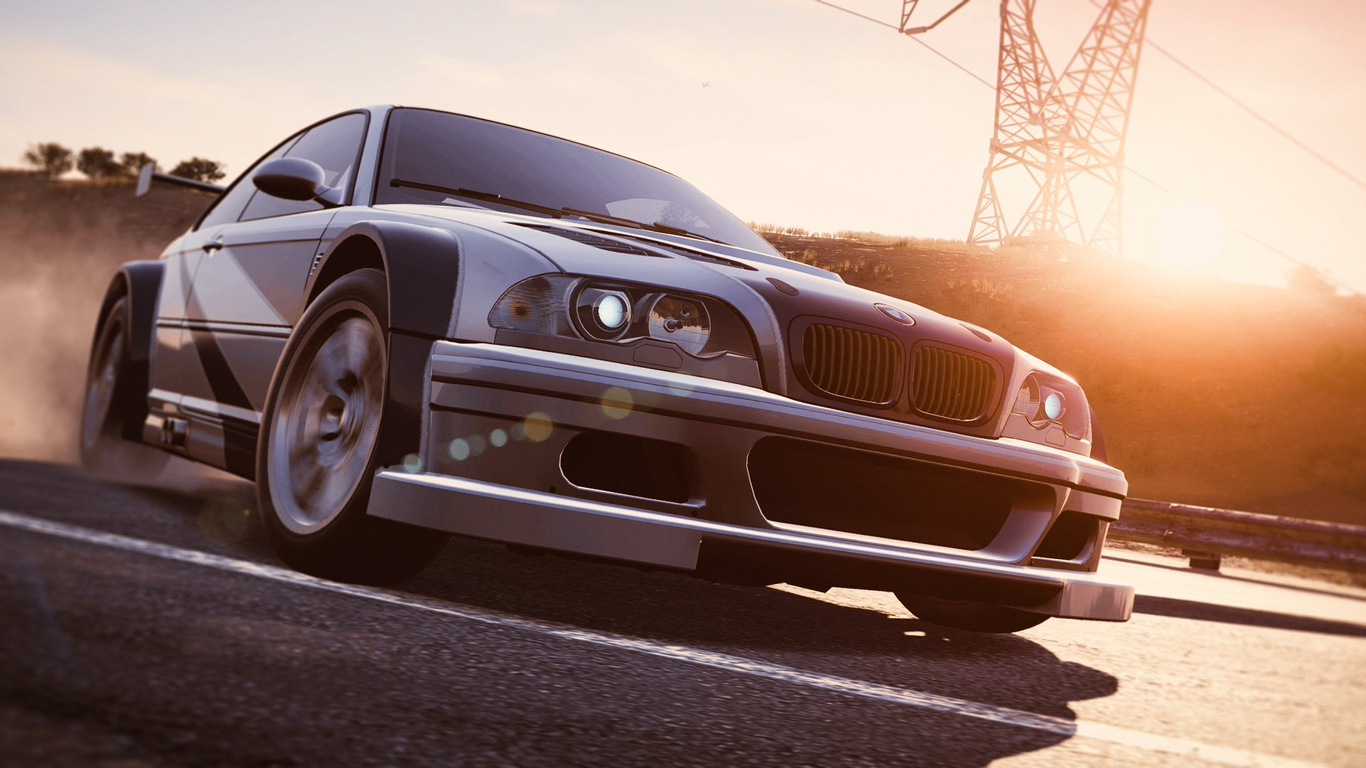 Download BMW M3 GTR, Bmw, M3, GTR Wallpaper in 1366x768 Resolution