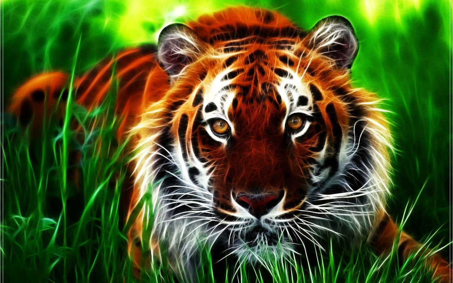 Download 3d tiger face, 3d, Tiger, Face Wallpaper in 1440x900 ...