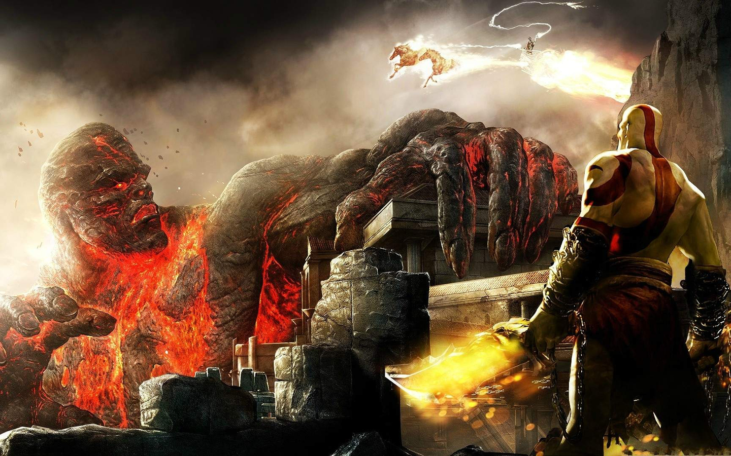 Download God of War Kratos, God, War, Kratos Wallpaper in 1440x900  Resolution