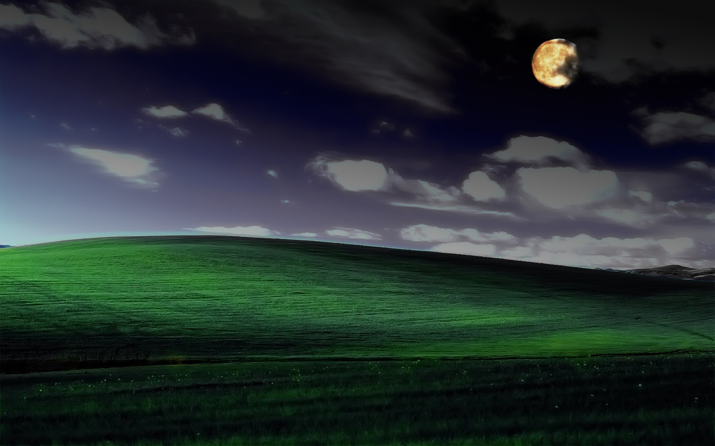 Download Windows XP Famous WallPaper, Windows, XP, Famous, Wallpaper,  Photoshop, Night, Serenity Wallpaper in 1440x900 Resolution