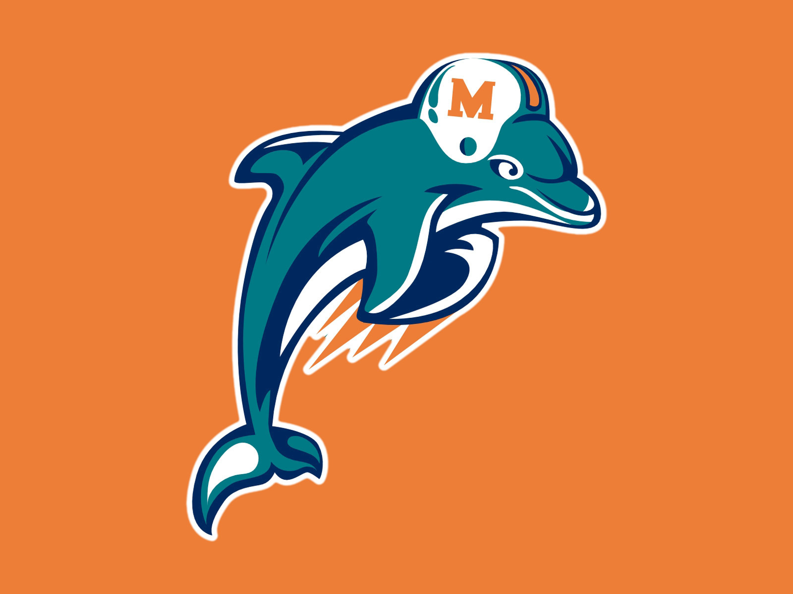 miami dolphins logo wallpaper