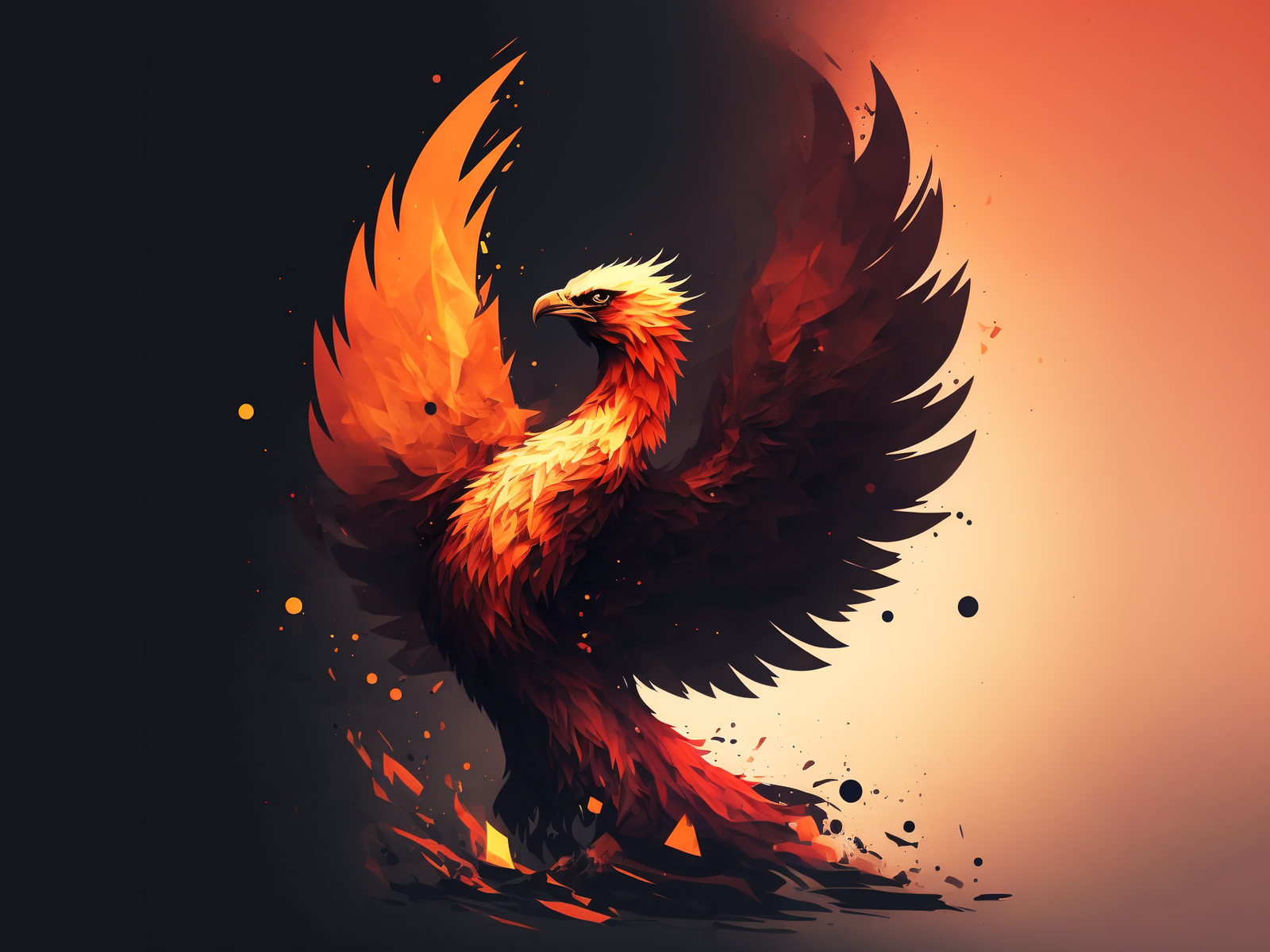 Premium Photo  Phoenix bird mythology fantasy illustration