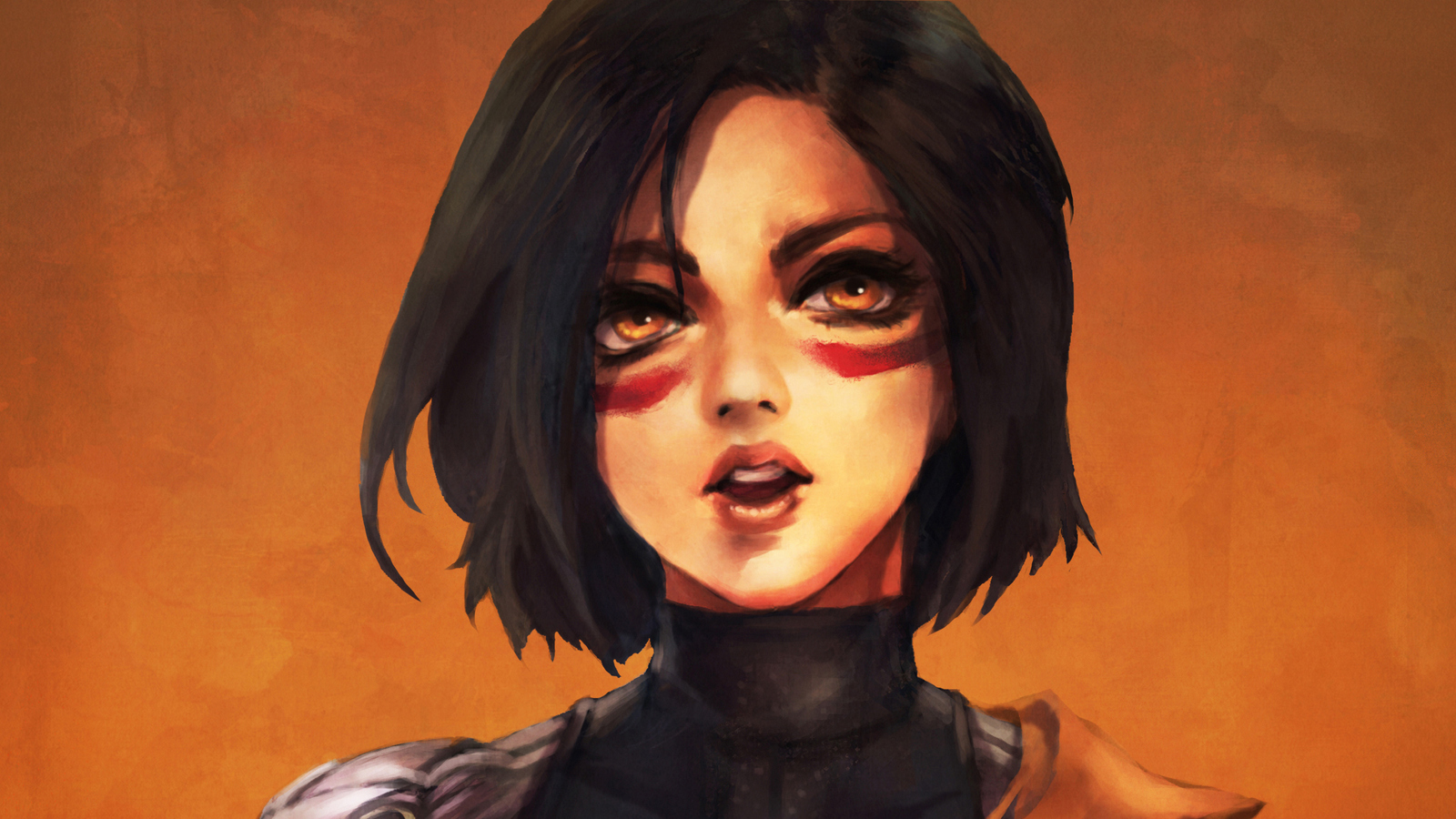 Download Alita Battle Angel Fan Art, Alita, Battle, Angel, Fan, Art  Wallpaper in 1600x900 Resolution