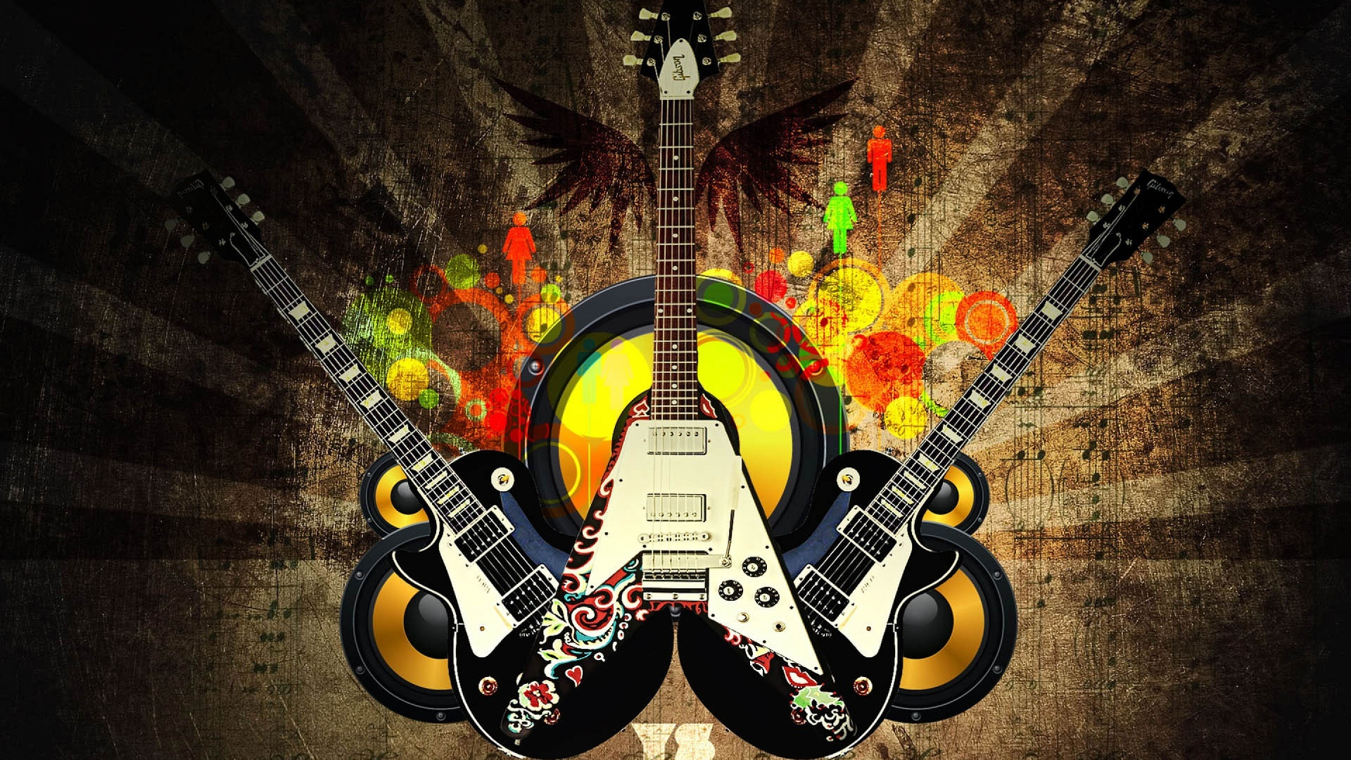 rock and roll wallpaper