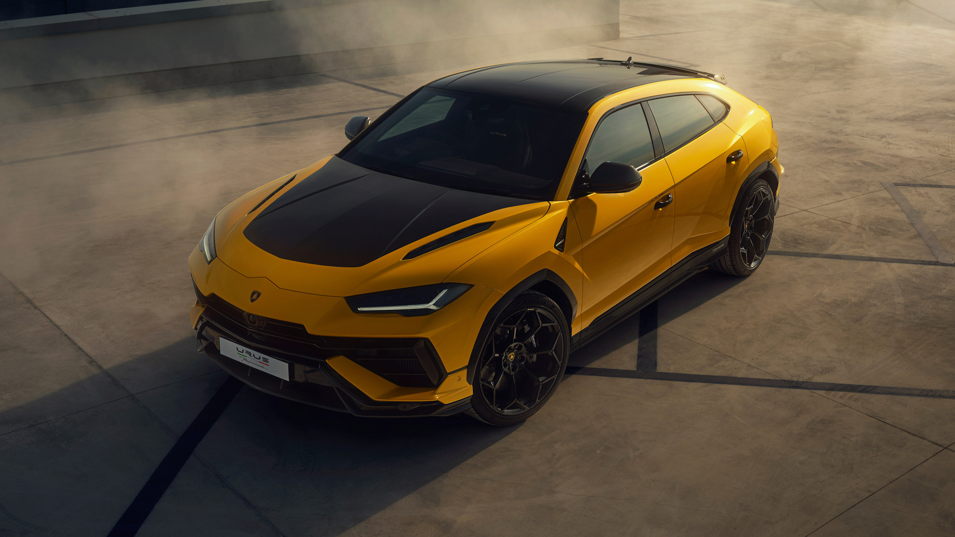 Download Lamborghini Urus, Crossover, Orange, Lamborghini, Urus Wallpaper  in 1920x1080 Resolution