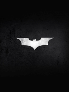 Download New Logo Batman, Batman, Logo Wallpaper in 240x320 Resolution