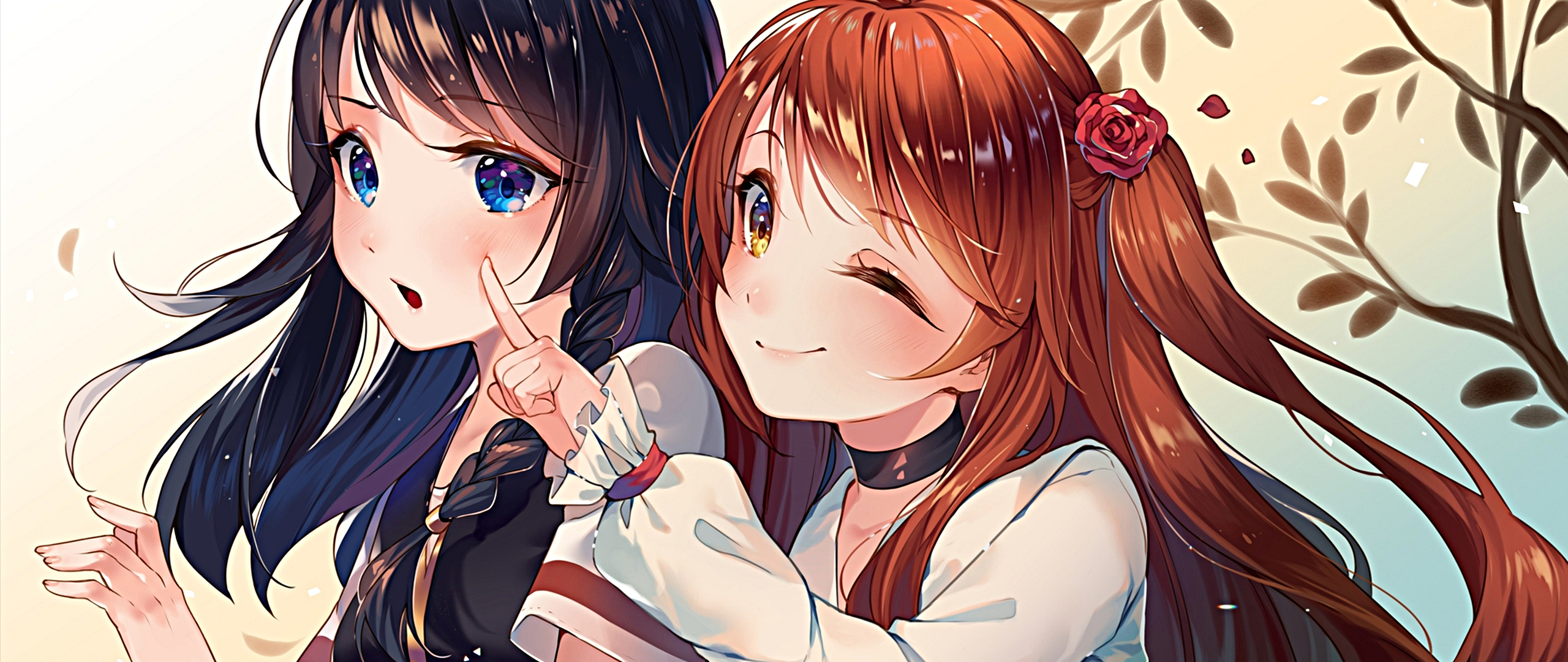 Download Anime Young Woman Wallpaper In 2560x1080 Resolution