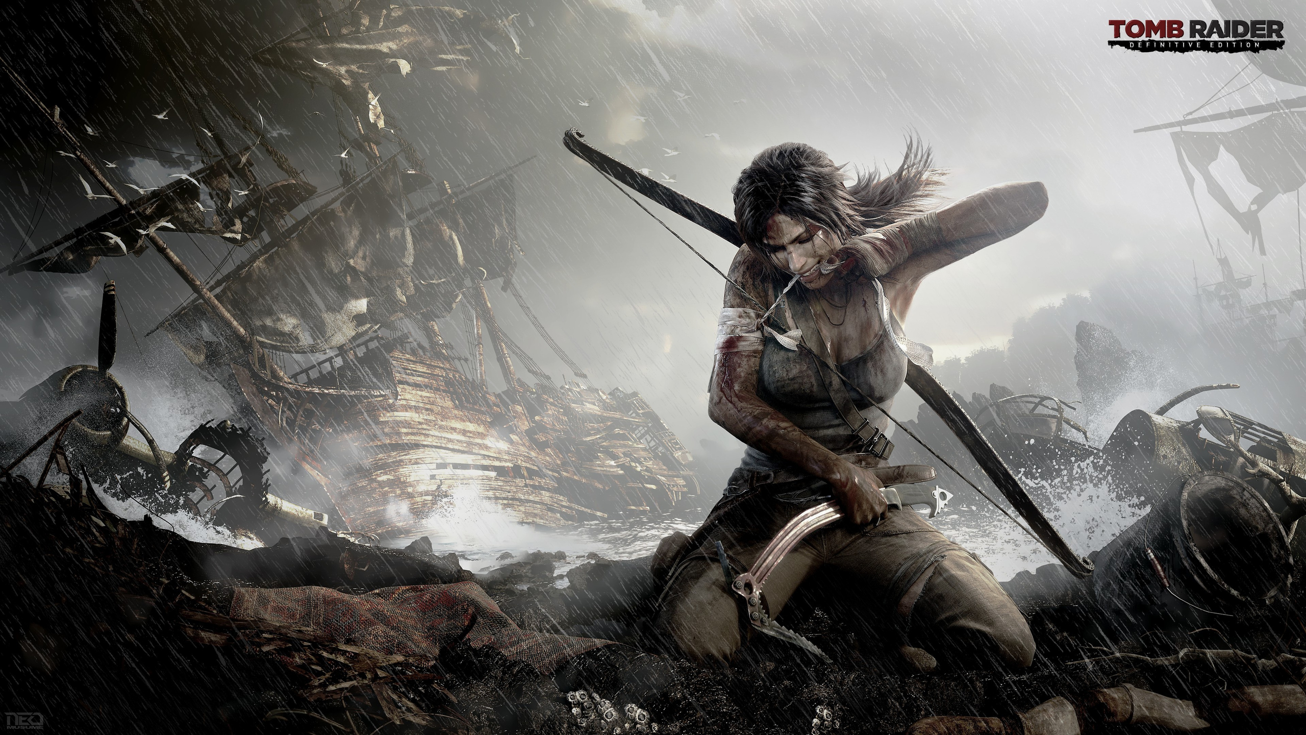 Скачать обои Tomb Raider Video Game Art, Tomb, Raider, Video, Game, Арт в  разрешении 2560x1440 на рабочий стол