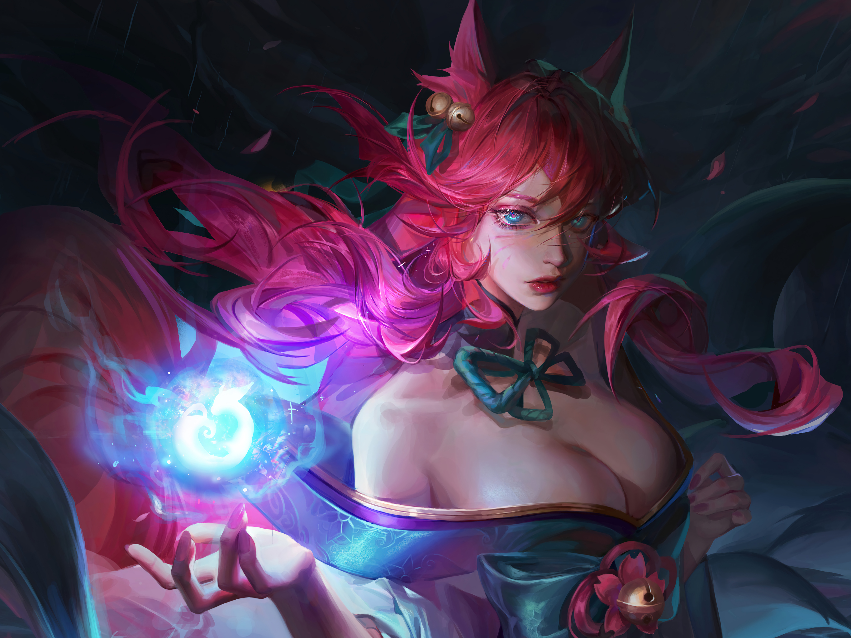 League Of Legends Ahri Wallpaper Skin