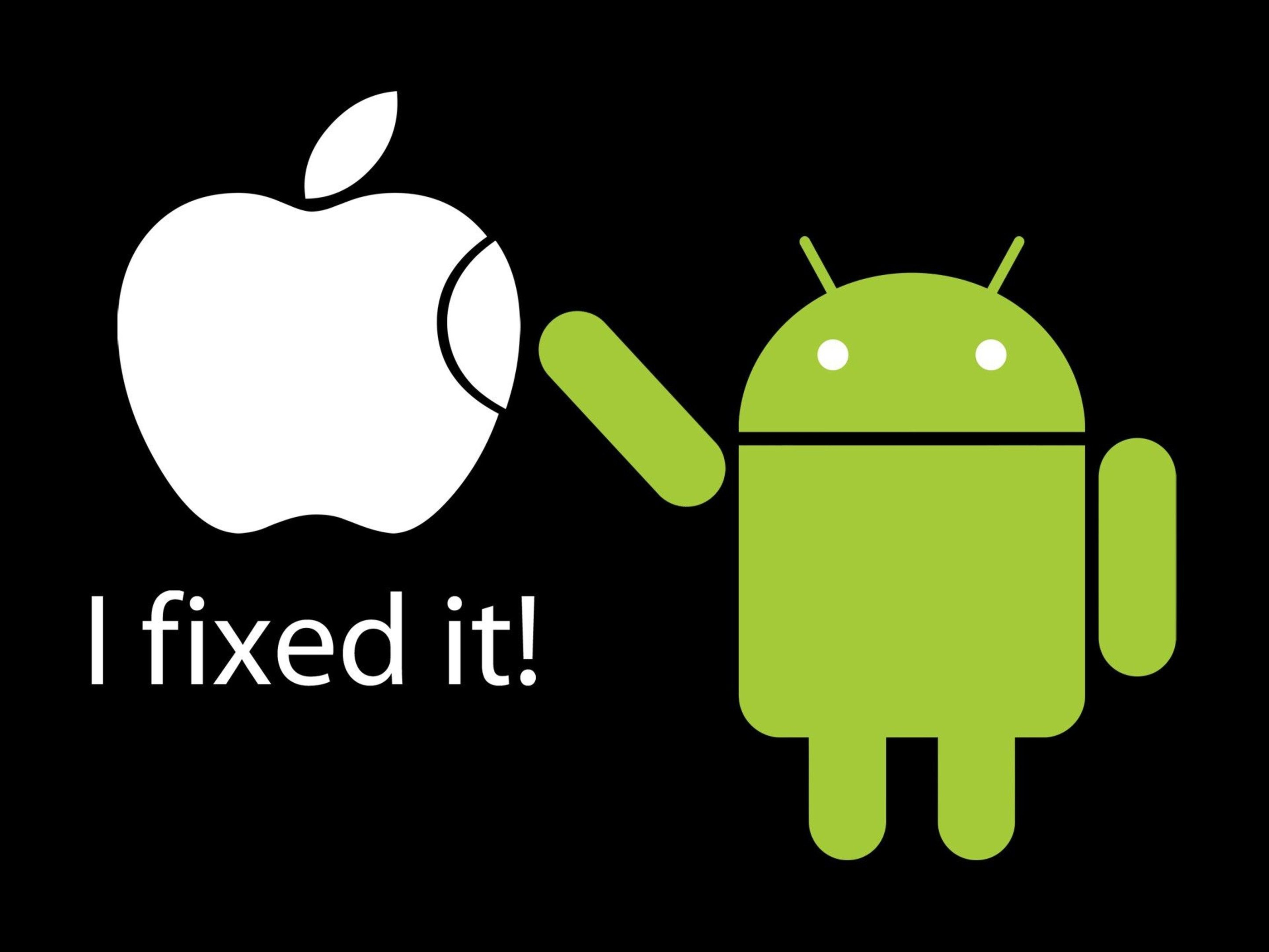 Download Apple Vs Android Funny, Apple, VS, Android, Funny Wallpaper in 2800x2100 Resolution Download Apple Vs Android Funny, Apple, VS, Android, Funny Wallpaper in 2800x2100 Resolution