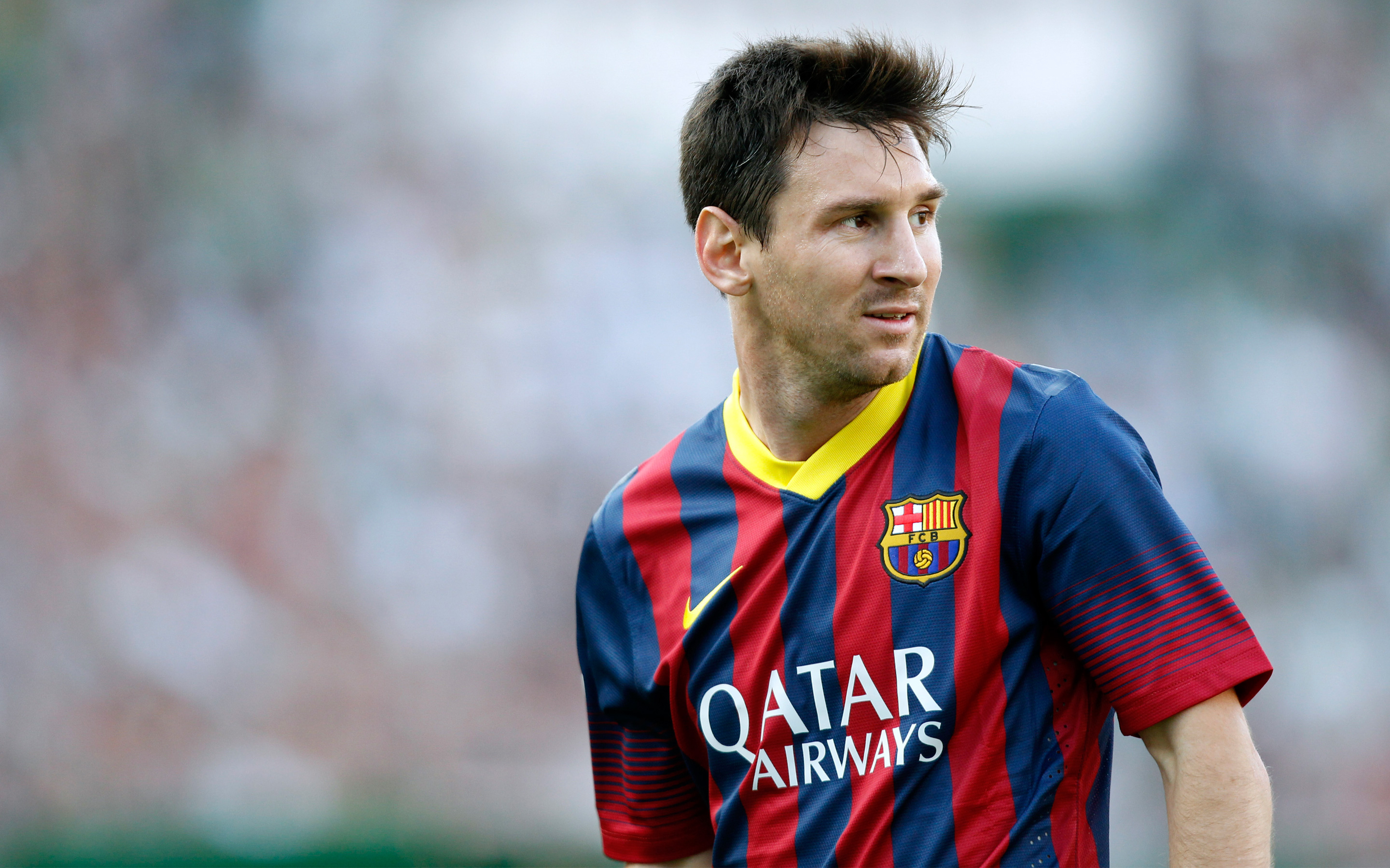 Download Lionel Messi, Lionel, Messi Wallpaper in 2880x1800 Resolution
