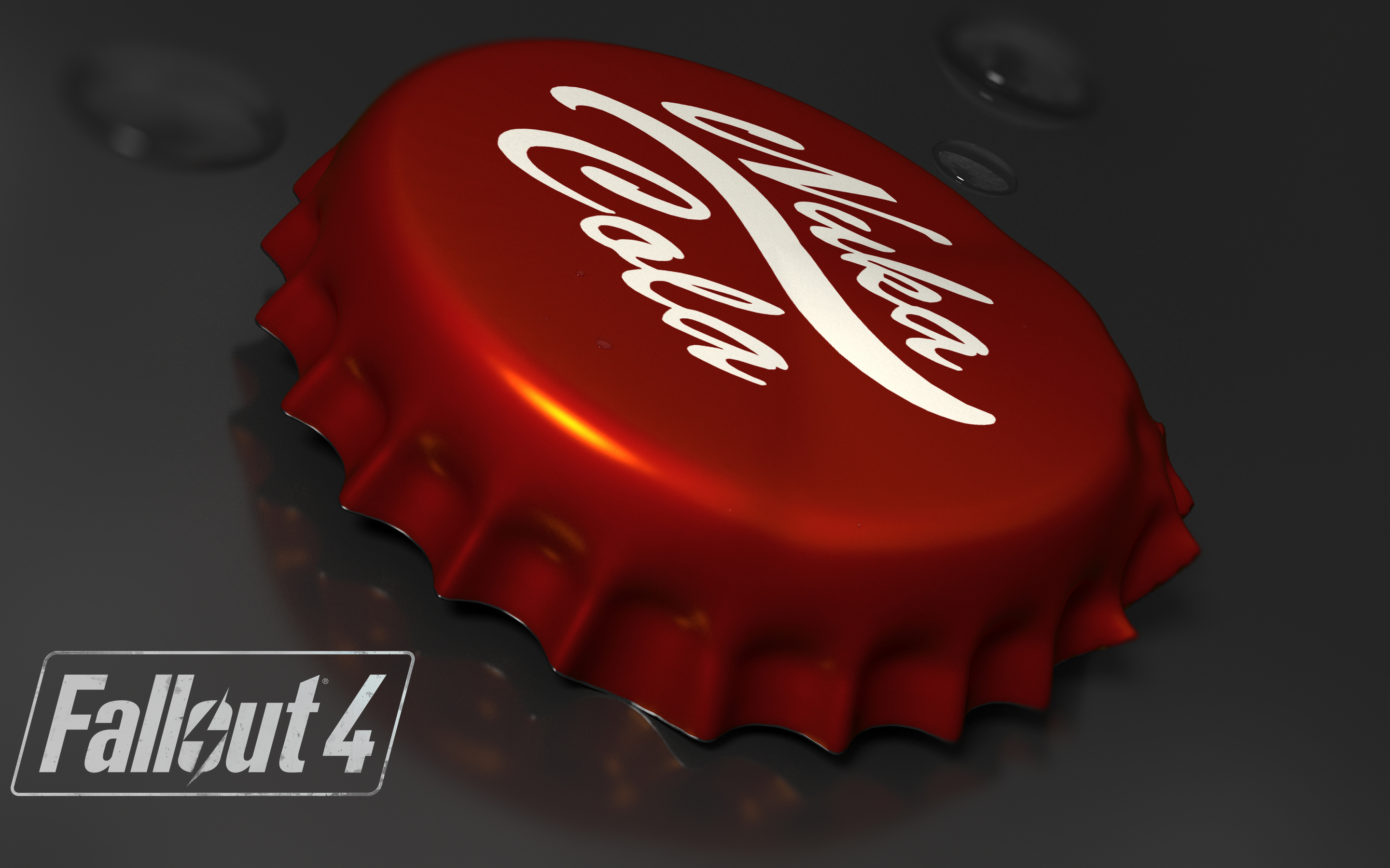 Download Fallout 4, Fallout Nuka Cola, Fallout Art Wallpaper in 2880x1800  Resolution