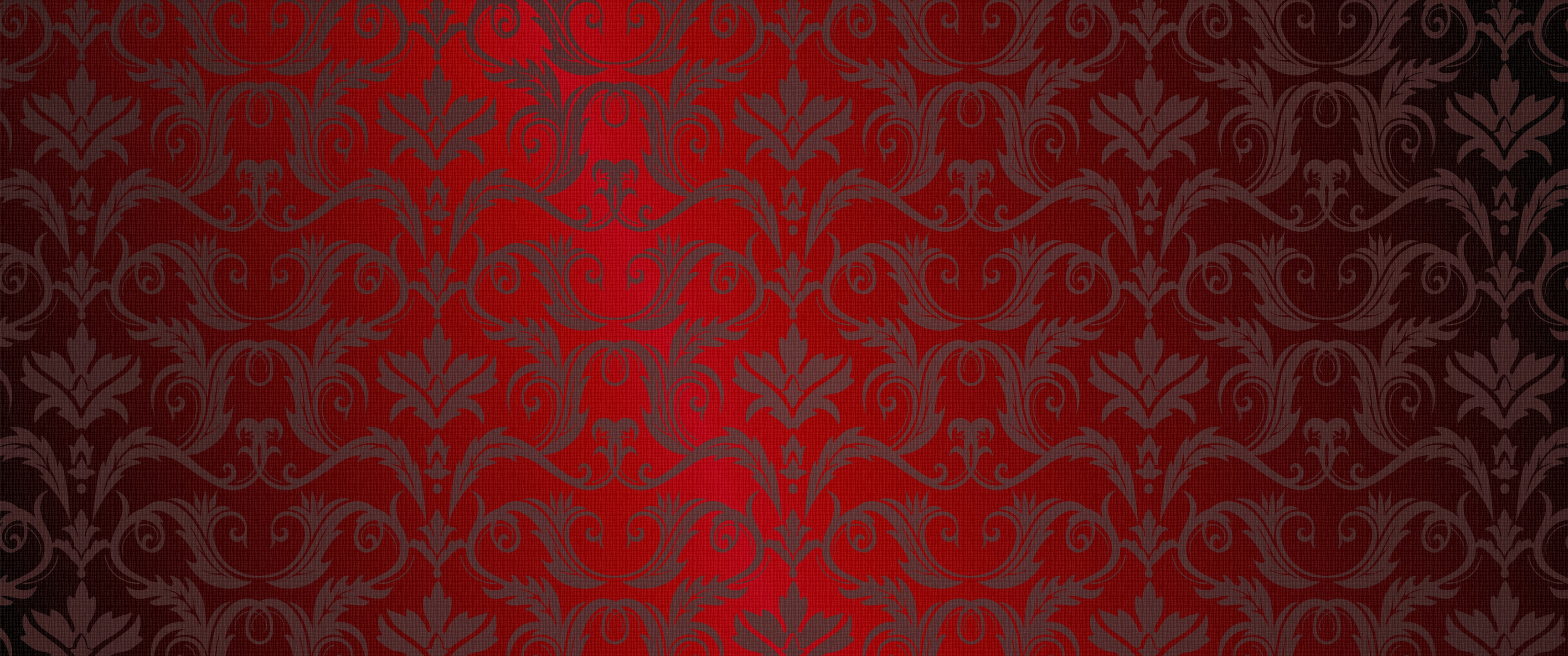 Download Red background ornament, Textures, Retro, Ornament, Pattern,  Vintage, Picture, Red, Vector, Background, Dark, Gradient Wallpaper in  3440x1440 Resolution