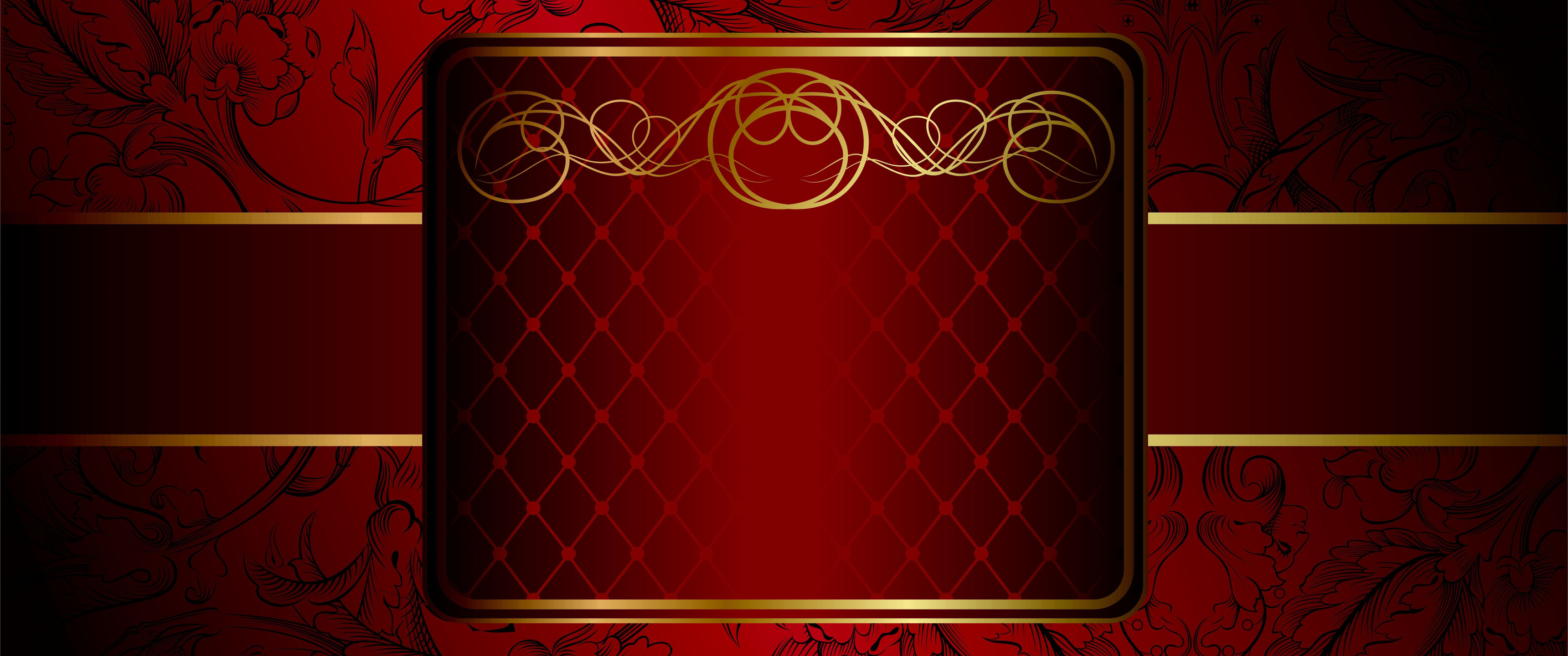 red and gold background wallpaper design