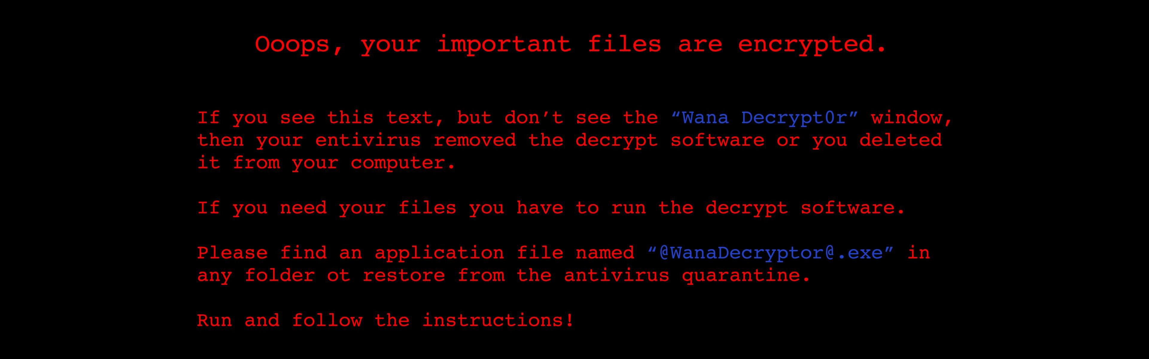 WannaCry  Lời cảnh báo đại dịch ransomware