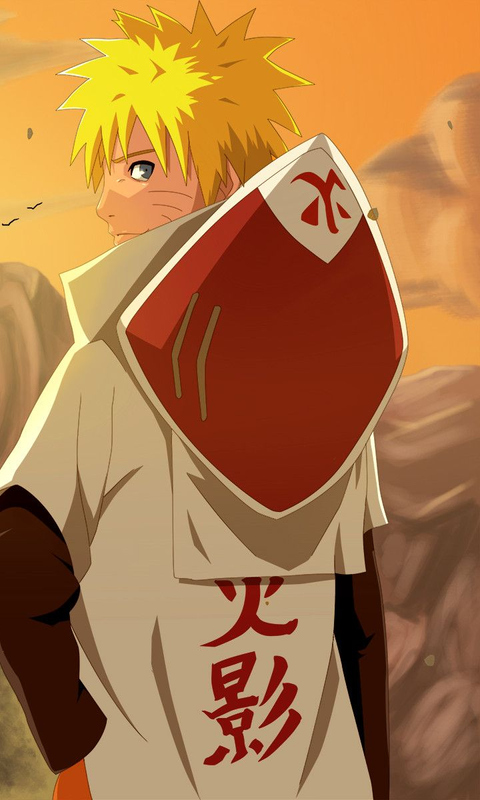 Download Naruto Hokage, Naruto, Hokage Wallpaper in 480x800 Resolution