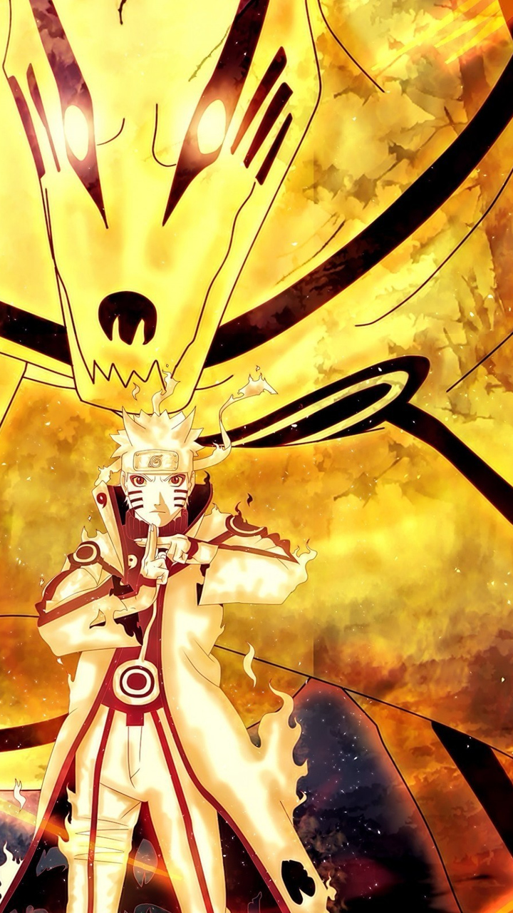 Naruto Shippuden  Uzumaki NarutoSage Mode 2K wallpaper download