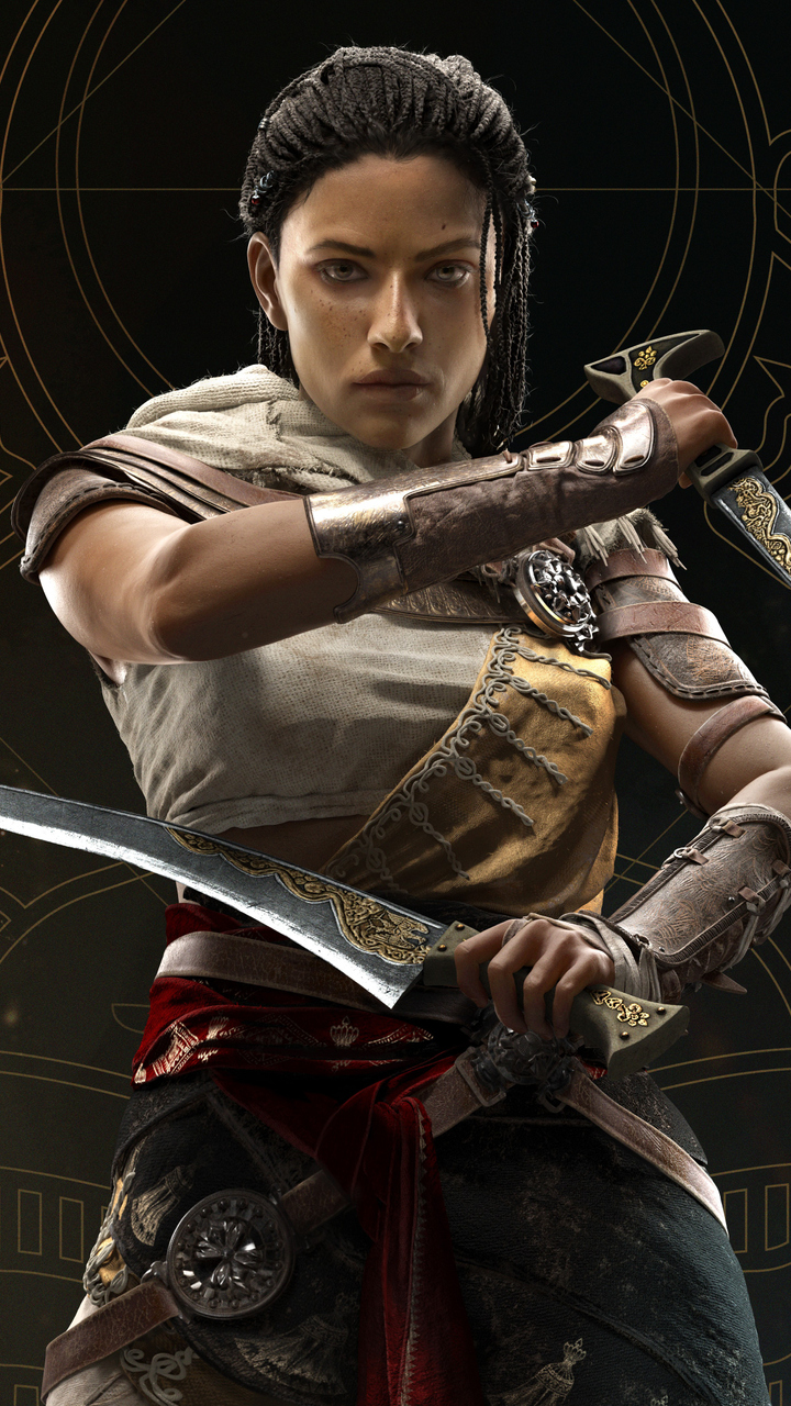 Download Aya of Assassin's Creed Origins, Assassins, Creed, Origins, Aya  Wallpaper in 720x1280 Resolution