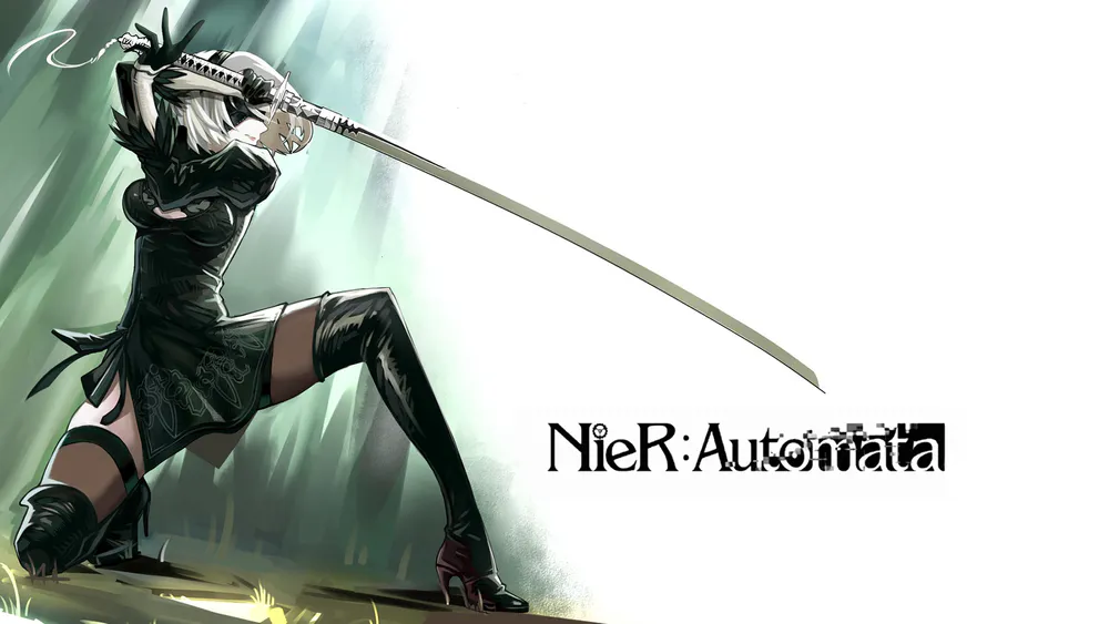 Manually crop 2B NieR Automata, 2b, Nier, Automata, Art, Katana wallpaper to 1920x1080 resolution to your desktop Manually crop 2B NieR Automata, 2b, Nier, Automata, Art, Katana wallpaper to 1920x1080 resolution to your desktop
