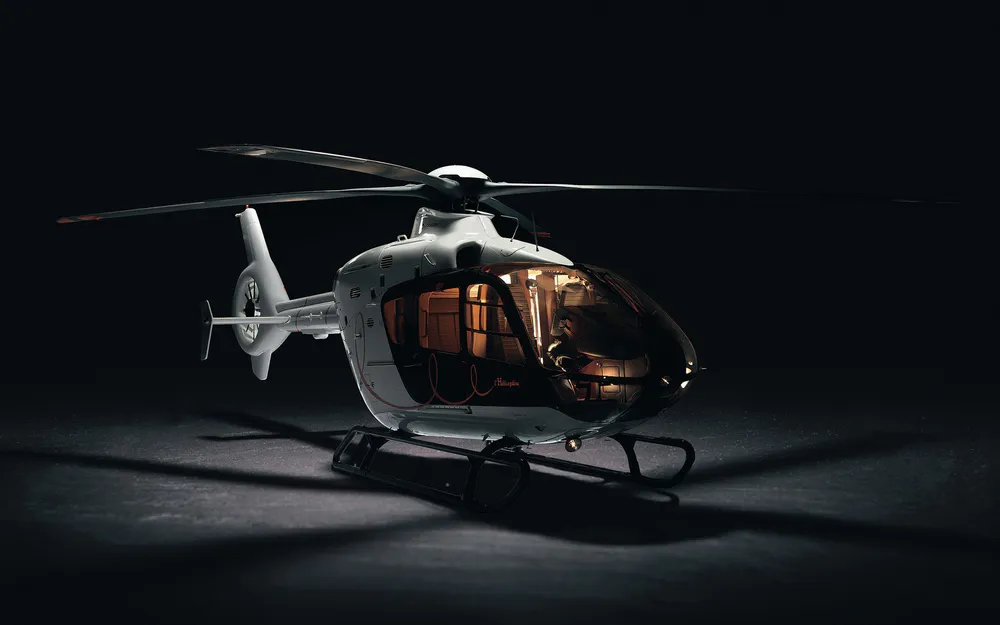 Wallpaper 3D Helicopter Render CGI 1920x1080