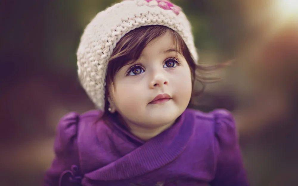 Обои Lovely Baby Face Cute 1440x900