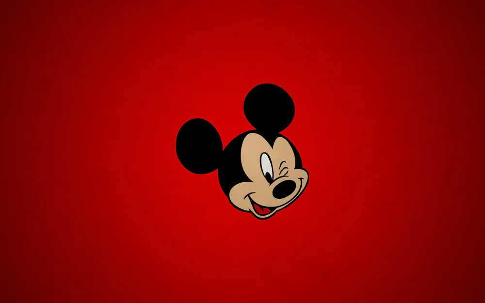 Обои Mickey Mouse Face 1440x900