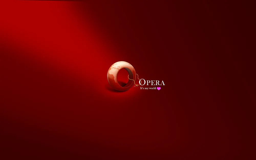 Обои Opera Browser Logo 1440x900