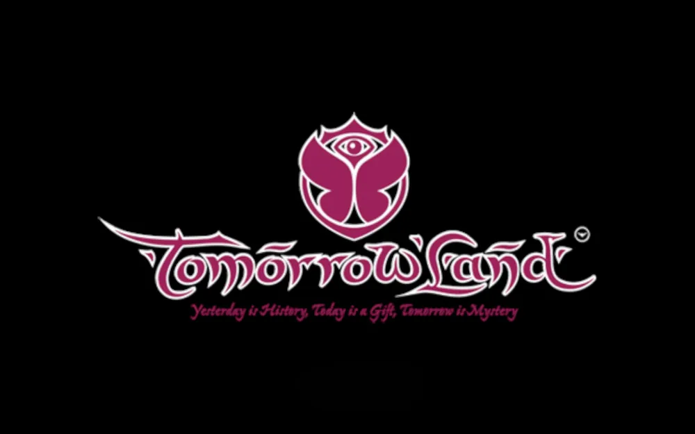 Wallpaper Tomorrowland Logo Tagline 720x1280