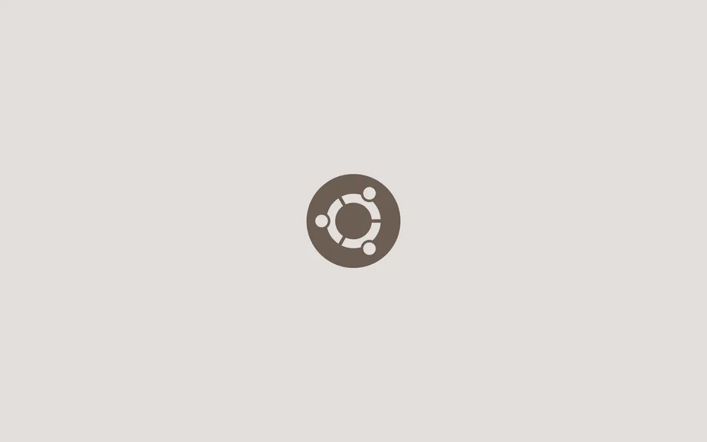 Обои Ubuntu Logo Simple Flat 2048x1536