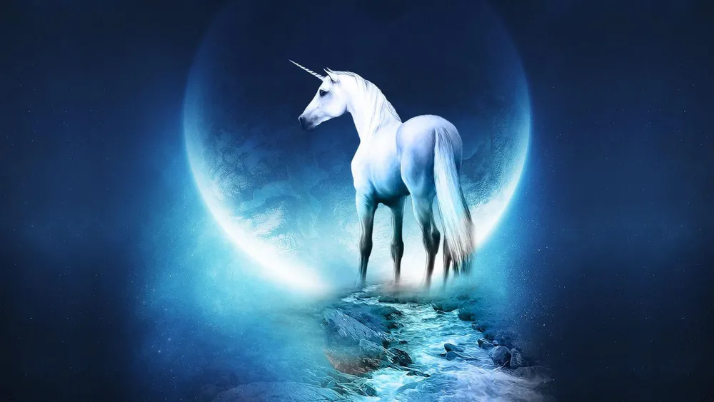 Wallpaper Unicorn Fantasy Horse 320x480