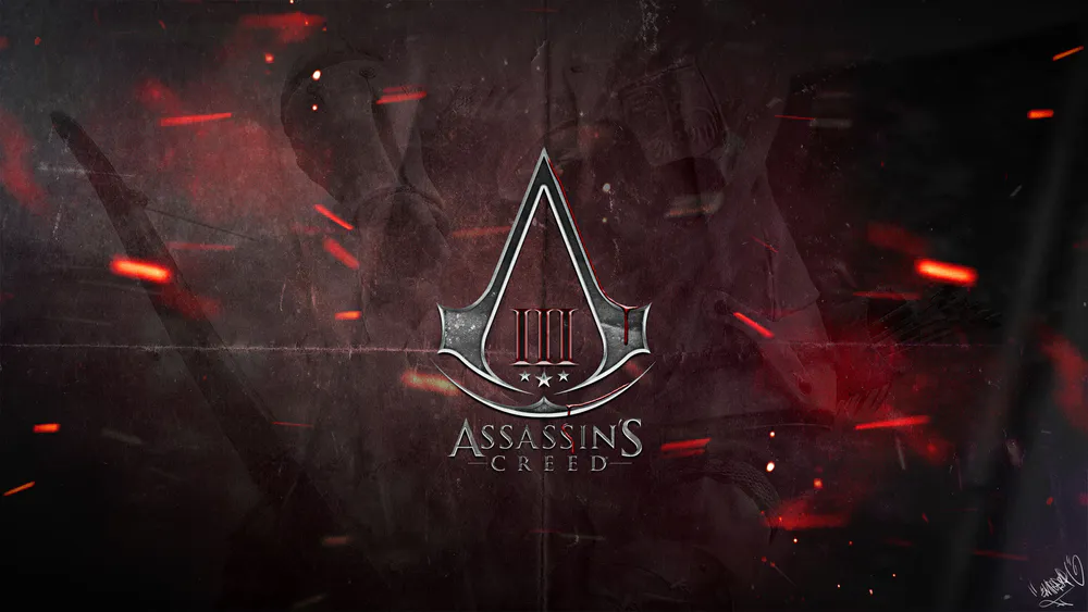 Обои The Assassins Creed Game Logo 640x1136