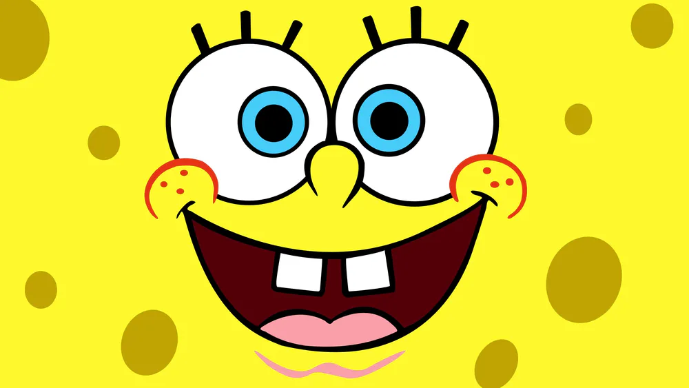 Обои Yellow Spongebob Squarepants Face 640x1136