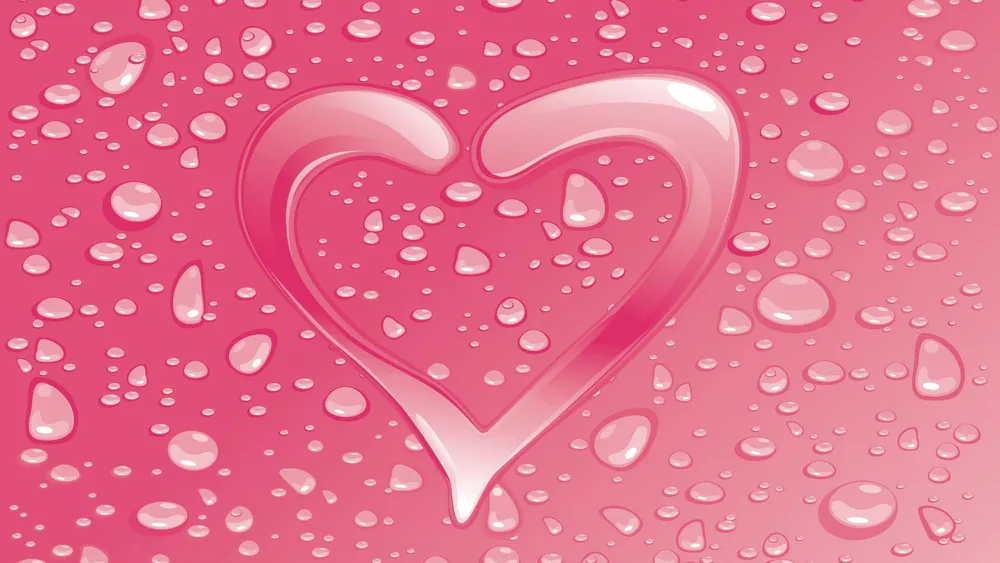 Обои Cute Pink Valentine 640x960