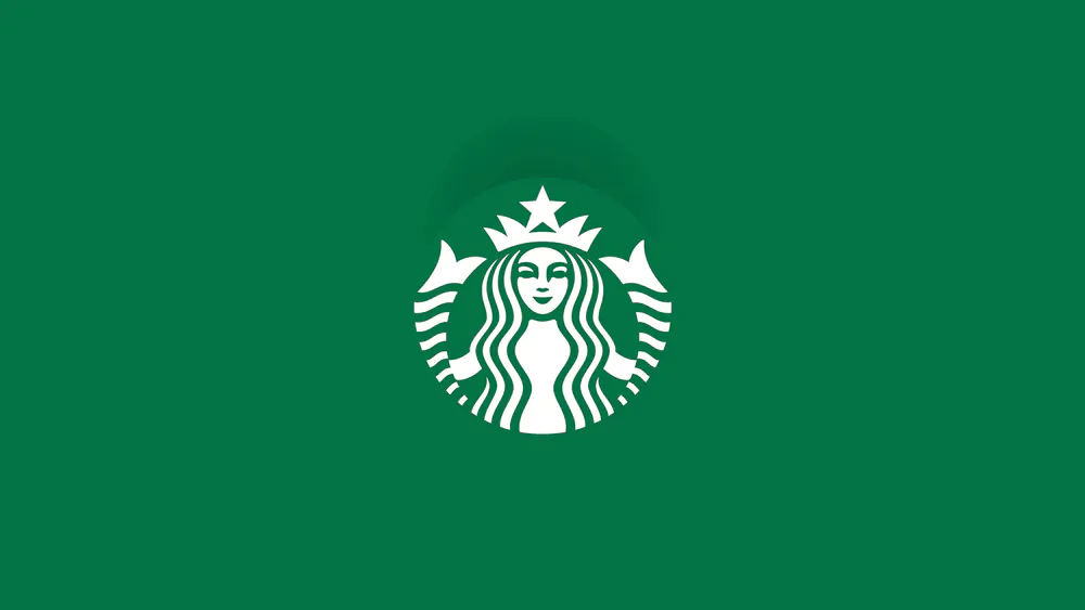Обои Green Starbucks Logo 1920x1080