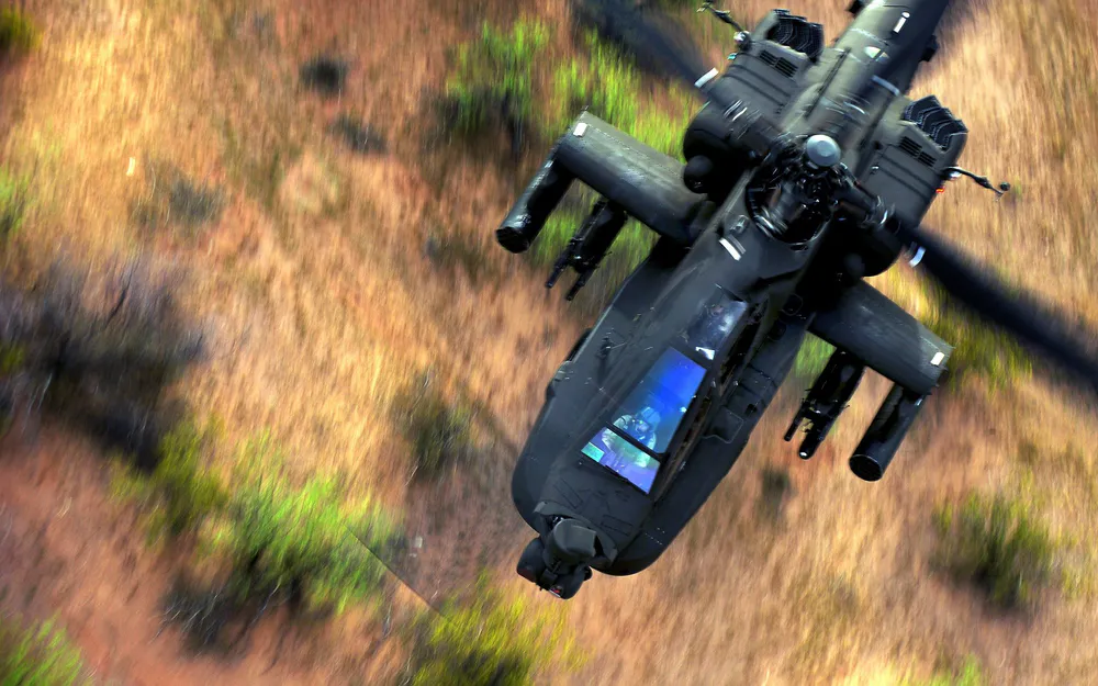 Wallpaper Ah64 Apache Helicopter 1920x1080