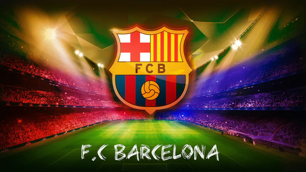 Wallpaper Fc Barcelona Logo 1024x576