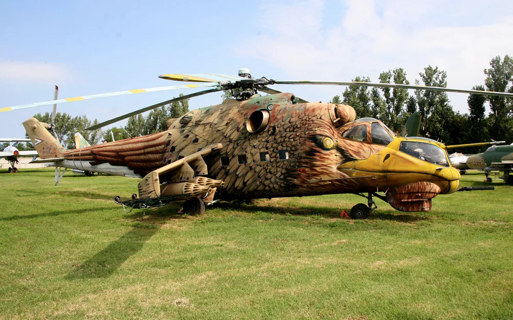 Wallpaper Mil Mi 24 Hind Helicopter 1920x1080