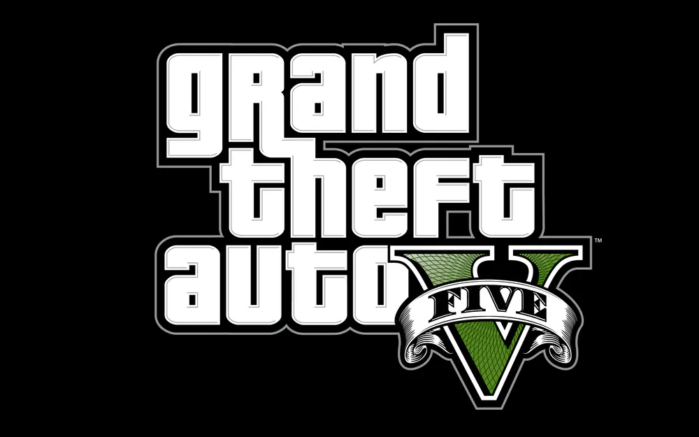 Обои Grand Theft Auto V Logo 1920x1440