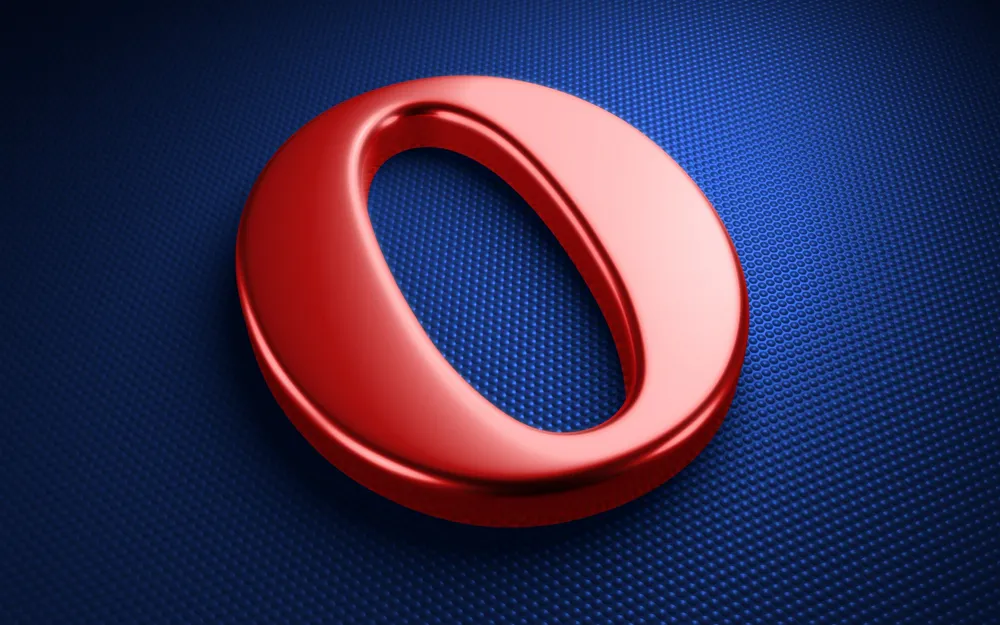 Обои Opera Logo Blue 2560x1600