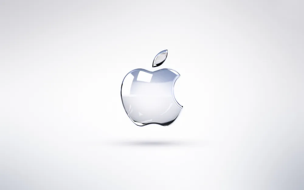 Обои Glass Apple Logo 1280x720