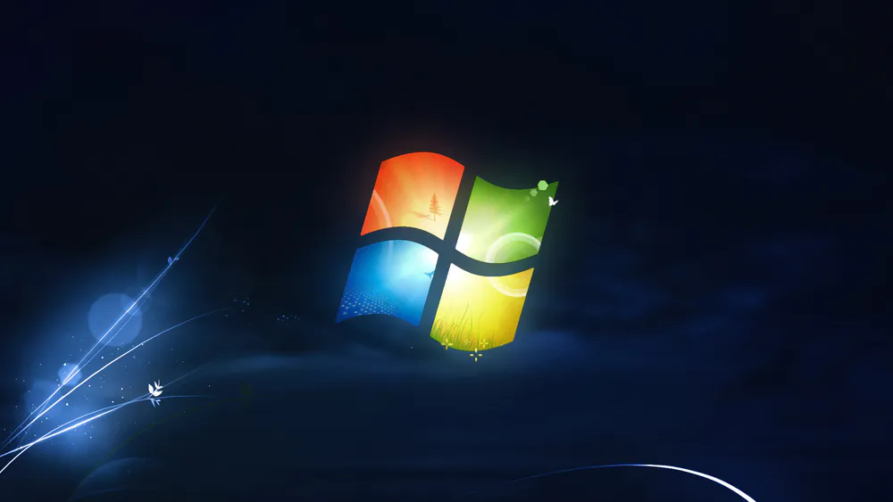 Обои Smooth Windows Logo 1920x1080