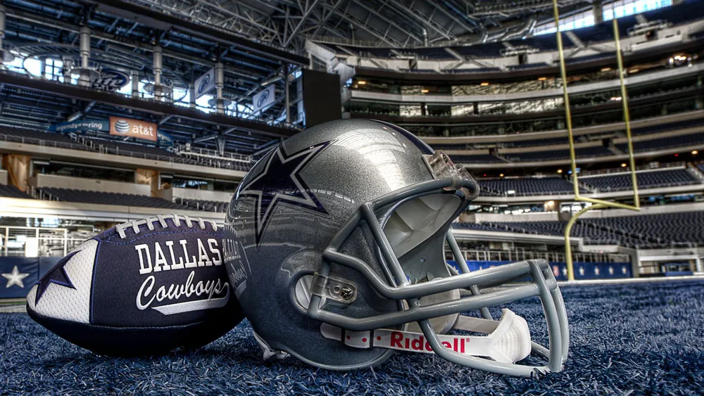 Wallpaper NFL Dallas Cowboys Helmet Stadium Football 1024x576