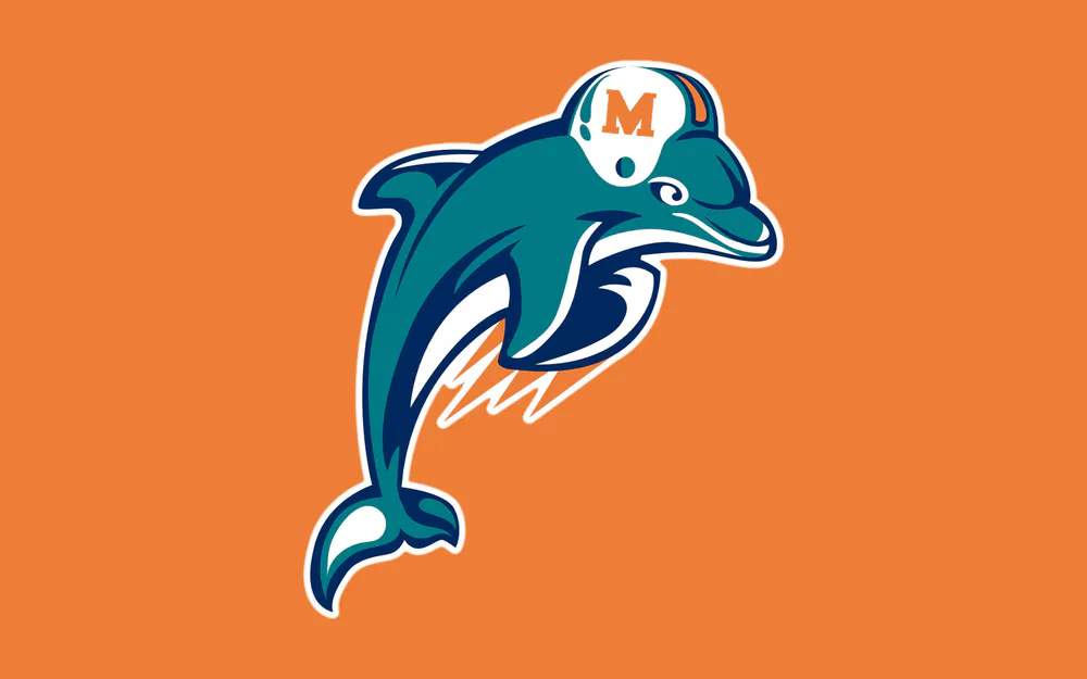 Wallpaper NFL Miami Dolphins Logo 1600x1200